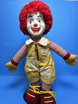 Vintage 1984 Ronald McDonald Doll With Yarn Hair • $14.99