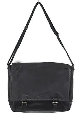 CAMEL ACTIVE  Bag Men's ONE SIZE Leather Notebook Adjustable Strap Black • £71.88