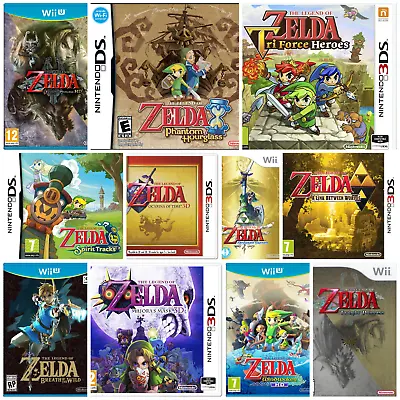 Legend Of Zelda Nintendo Wii U 3DS Wii DS Games - Choose Your Game • £54.99