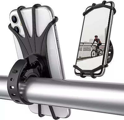 Cell Phone Mount Holder For Motorcycle Bike Bicycle Scooter Grip On Handlebar • $6.99