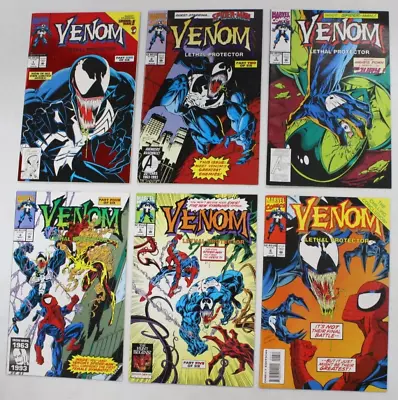 Venom Lethal Protector #1-6 Complete Set VF-VF/NM Marvel 1993 KEYS 1 2 3 4 5 6 • $49.99