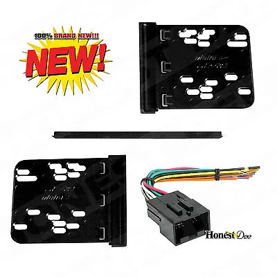 $18.41 • Buy 95-5817 Double Din Radio Install Dash Kit & Wires For Ford, Car Stereo Mount