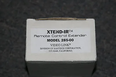 Video Link  XTEND-IR Remote Control Extender 285-00 By Xantech • $29.95