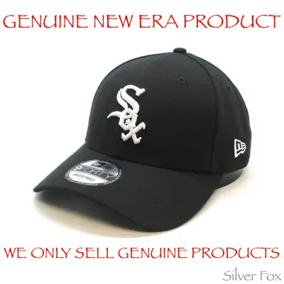 Chicago White Sox Nbl New Era 9forty Black & White Strapback Cap Hat Brand New • $34.95