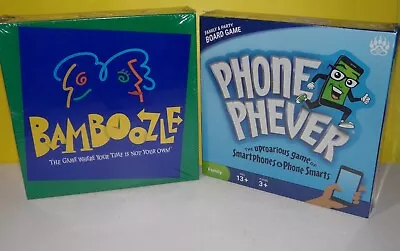 Phone Phever Game Of Smart Phones Family & Party Board Game SEALED + Bamboozle • $16.13