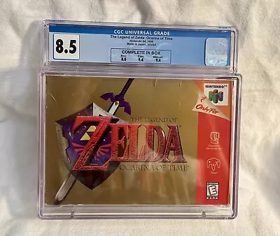 The Legend Of Zelda: Ocarina Of Time Nintendo 64 N64 Complete Box CIB CGC 8.5 • $700