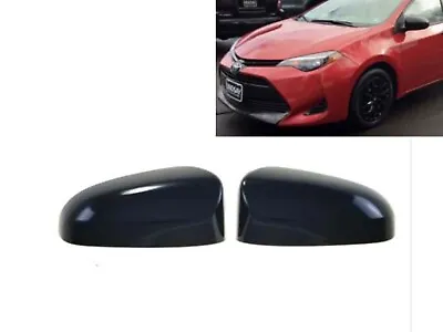 Gloss Black Mirror Cover For Toyota 13-17 Avalon-Venza-Camry-Corolla W/o Signal • $28.99