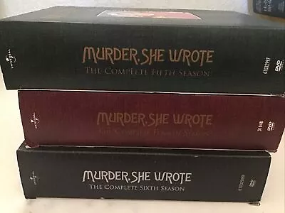 Lot 3 Murder She Wrote - The Complete 45 6 Season (DVD 5-Disc Set) • $14