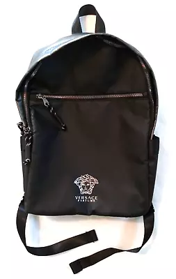 VERSACE Parfums Rider Backpack / Shoulder Bag Black Fragerance Summer 2023 • $99.99