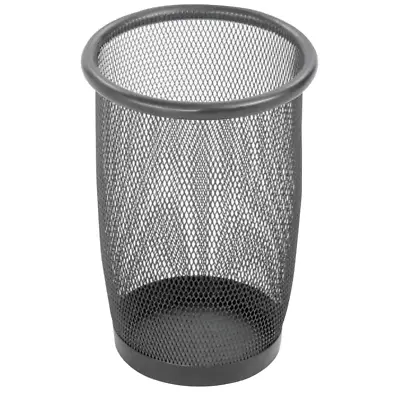 3 Qt. Black Round Mesh Trash Can • $20.45