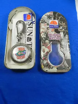 Vintage Florida Gators Watch By Sun Time Clip -on With Box • $24.99