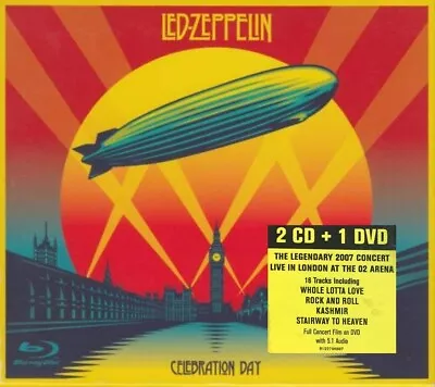 Led Zeppelin - Celebration Day New 2 CD + 1 DVD EDITION | NEW+SEALED | FREE POST • $45.90