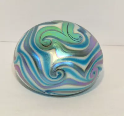 Charles Lotton 1977 Art Glass King Tut Paperweight • $225