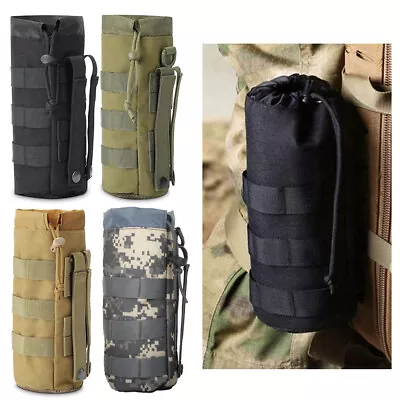 Tactical Molle Water Bottle Pouch Bag Military Kettle Holder Carrier Holster • $9.69