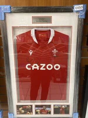 £375 • Buy Ken Owens Wales Captain Rugby Signed Shirt Six Nations 2023 FRAMED WITH COA