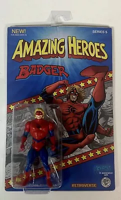 Amazing Heroes Fresh Monkey Fiction - Carded Badger Action Figure • $49.99