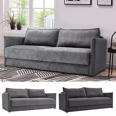 3 Seater Fabric Sofa Bed Click Clack Living Room Lounge Chair Settee Couch Bed • £459.95