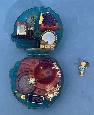 Vintage Polly Pocket Bath Sparkle Surprise Crystal Bubble Compact 1996 Bluebird • $85