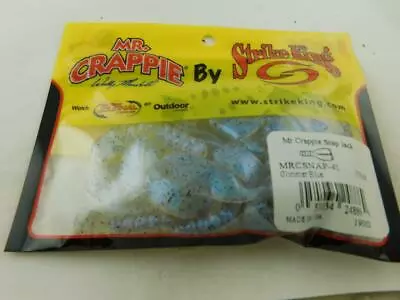 Strike King Mr Crappie Snap Jack Glimmer Blue Bait NIP Pack Of 15 • $2.99