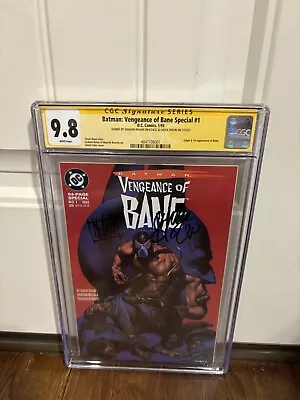 Vengeance Of Bane Special #1 CGC 9.8 Origin & 1st App BANE SS Nolan & Dixon • £784.17