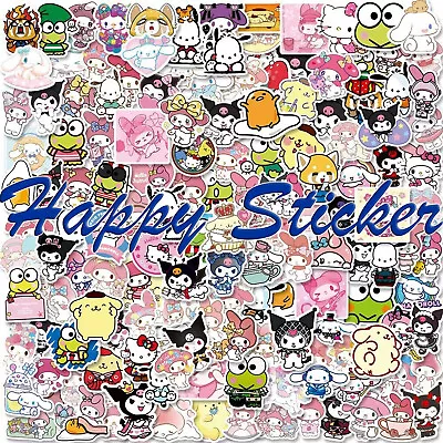 50-300pcs Sanrio Stickers Collection Kitty Kuromi My Melody Pompompurin Keroppi • $4.79