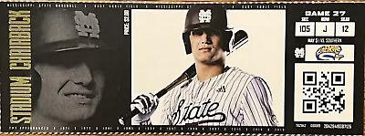 2020 Mississippi State Baseball Collectible Stub Brad ‘Mule’ Cumbest Rockies • $9.99