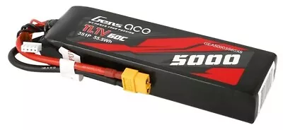 GENSACE Li-Po Car 3S 11.1V 5000mAh 60C With XT60 O-GC3S5000-60X6 • £70.49