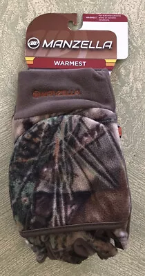 New Manzella Hunter Convertible Camo Gloves LG • $23.99