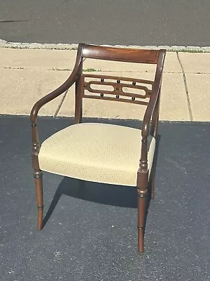 Hickory Chair Company Mahogany Regency Style Arm Chair • $350