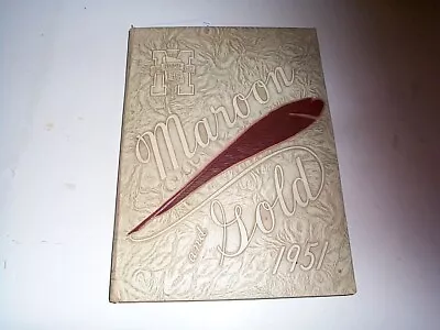1951 Yearbook-monmouth High School-monmouth Illinois • $9.99