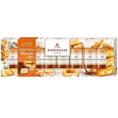 Niederegger SALTED CASHEW BLONDIE Marzipan Chocolates 100g -FREE SHIPPING- • $10.99