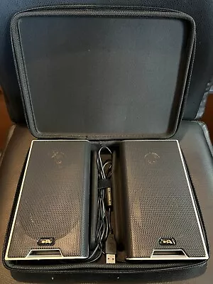 Cyber Acoustics USB Speakers - Model: CA-2908 - With Original Case • $23