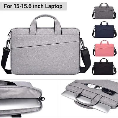 Brief Laptop Sleeve Case Handbag Shoulder Strap For MacBook Lenovo HP 15  15.6  • $42.89