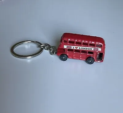 I Love London Red Bus Keychain  • $8