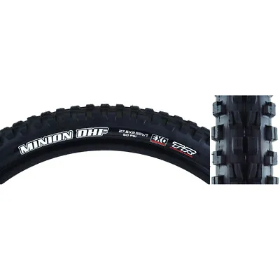 Maxxis Minion DHF Tire 26 X 2.5 Tubeless Folding Black Dual EXO Wide Trail • $63