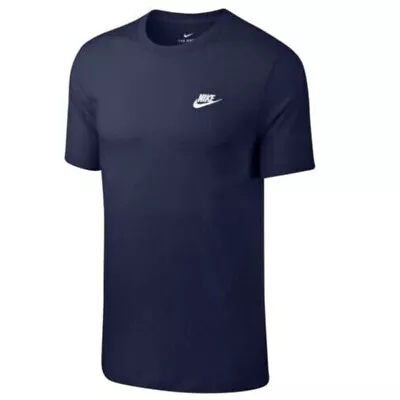 Nike Men's T-Shirt Embroidered Logo Athletic Short Sleeve Tee Cotton Tops • $22.88