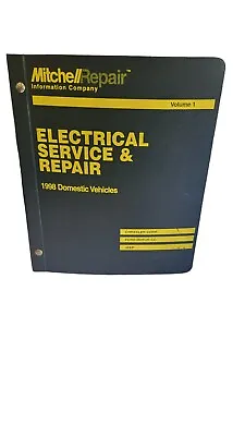 Mitchell 1998 Electrical Service & Repair Domestic Vehicles FordJeepChrysler  • $24.98