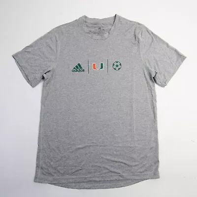 Miami Hurricanes Adidas Creator Short Sleeve Shirt Men's Gray New • $7.35