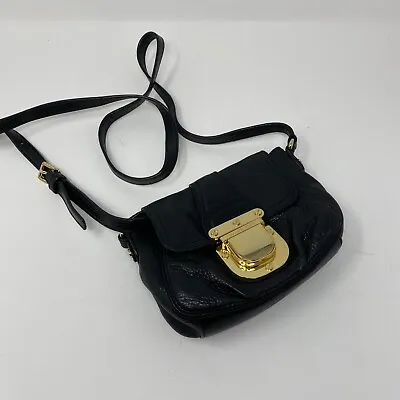 Michael Kors Crossbody Bag Black Pebbled Leather Charlton • $150