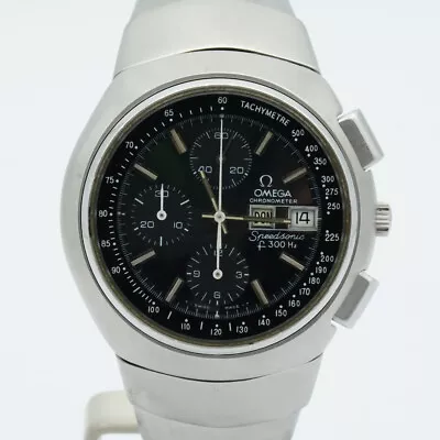 Omega Speedsonic F300HZ Chrono 43MM Men's Automatic 188.0001 Vintage Lobster • $5184.78