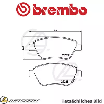 BRAKE LINING SET DISC BRAKE FOR OPEL CORSA/D/box/rear VAUXHALL   • $69.90