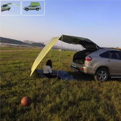 Car Awning Sun Shelter Canopy Tent Roof Top Hatchback Outdoor Sunshade • $66.34