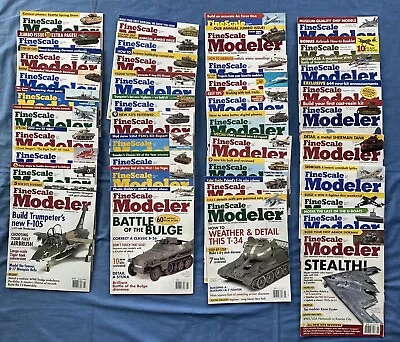 40 FineScale Modeler Magazines 2004200520062007 Military Model Building • $45.99