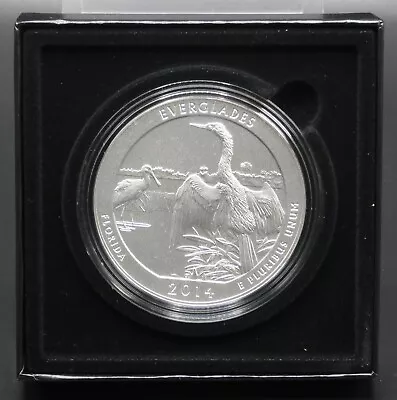 2014 America The Beautiful Everglades National Park 5 Oz Silver Coin OGP COA • $199.95