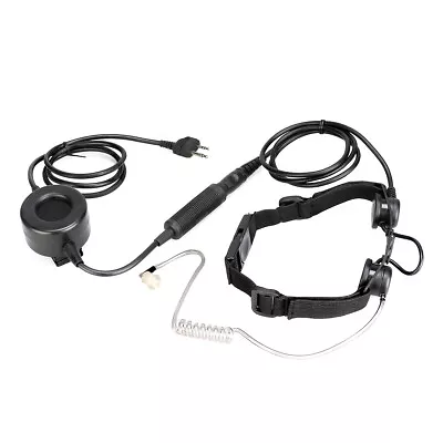 RETEVIS ETK005 Airsoft Throat Mic Headset PTT For Midland LXT210 350 216 GXT450 • $13.99