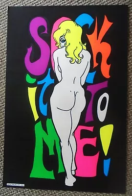 Original Black Light Poster-sock-it-to-me_1969 Pro Arts_kent_ohio-excellent__ • $68.99