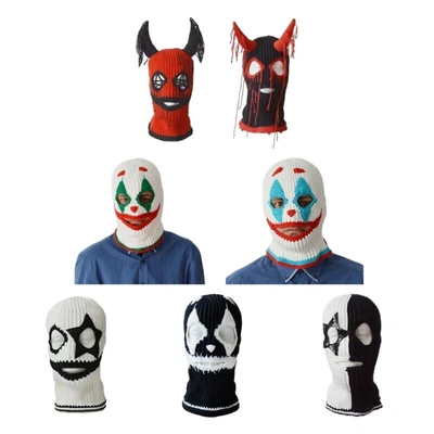 £14.86 • Buy Boys Novelty Balaclava Hat Handcrochet Beanie Hat For Adult Windproof Ski Hat