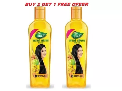 DABUR SARSO AMLA HAIR OIL NON STICKY MUSTARD HAIR FALL DAMAGE REPAIR 40ml • $6.37