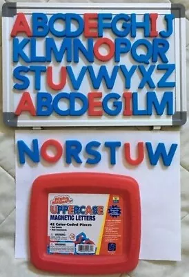 £29.07 • Buy TY Alpha Magnets 42 UPPERCASE Magnetic Letters & Magnetic Dry Erase White Board