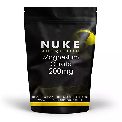 £4.99 • Buy Magnesium Citrate Vegan Capsules 200mg 30% Elemental X 120 Tablets